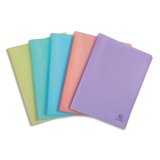 Protège-documents en polypropylène semi rigide Chromaline Pastel 60 vues - A4 - Couleurs assorties