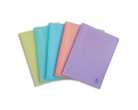 Protège-documents en polypropylène semi rigide Chromaline Pastel 60 vues - A4 - Couleurs assorties