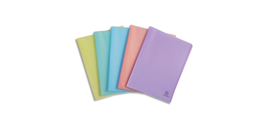 Protège-documents Chromaline Pastel, 50 pochettes