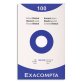 Fiche bristol 125 x 200 mm unie blanche non perforée Exacompta - Boîte de 100