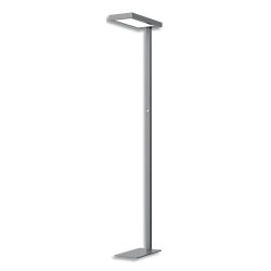 Lampadaire LED ''LED Jaspis'' avec variateur tactile sur le mât du luminaire. Gris anthracite.