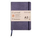 CUIRISÉ Carnet souple A5, 144 pages lignées - Pétrole