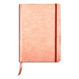 CUIRISÉ Carnet souple A5, 144 pages lignées - Cuivre