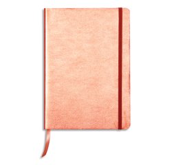 CUIRISÉ Carnet souple A5, 144 pages lignées - Cuivre
