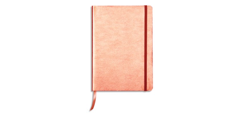 CUIRISÉ Carnet souple A5, 144 pages lignées - Cuivre