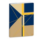 Quo Vadis - Carnet de notes - Nova - Multicolore - Pages Points (dots) et lignées - 15x21 cm - navy jaune
