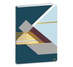 Quo Vadis - Carnet de notes - Nova - Multicolore - Pages Points (dots) et lignées - 15x21 cm - losange bleu