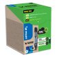 Pack VBOARD Master 10 marqueurs effaçables encre liquide +10 recharges. Pointe ogive. Coloris noir