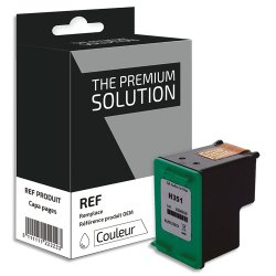 Cartouche compatible jet d'encre tête imp. tricolor cmy HP CB337EE, C8H351