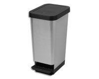 CEP Poubelle à pédale ROSSIGNOL, 45 litres, gris