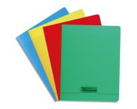 Cahier piqué 8000 POLYPRO 17x22 cm 48 pages grands carreaux 90 g