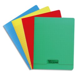 Cahier piqué 8000 POLYPRO 17x22 cm 48 pages grands carreaux 90 g