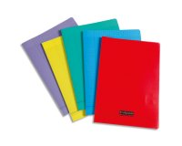 Cahier piqué 8000 POLYPRO A4 48 pages grands carreaux 90 g - Assortis