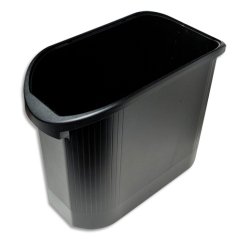 Corbeille-à-papier TopLine Office - Noir