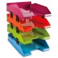 Set de 4 corbeilles-à-courrier Combo Midi Iderama - Couleurs assorties