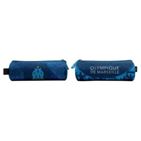 Trousse ronde 1 compartiment, fermeture zip 21,5x7x5 cm