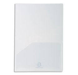 Sachet de 10 chemises double poche polypropylène souple 2/10e - A4 ou A3