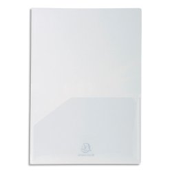 Sachet de 10 chemises double poche polypropylène souple 2/10e - A4 ou A3