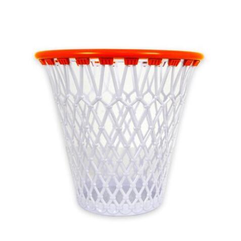 Corbeille à papier plastique en forme de panier de basket 32 x 30 cm 12L