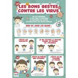 Poster Gestes Barrières 52 x 76 cm