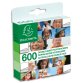 Etuis de 600 autocollants double face - Blanc
