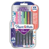 Paper:Mate Stylo feutre Flair METALLIC, blister de 6