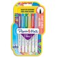 Blister de 6 feutres Flair Bold assortis