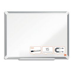 Tableau blanc mural Premium Plus acier, (L)600 x