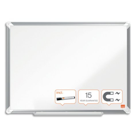 Tableau blanc acier laqué Premium Plus, 600 x 450 mm