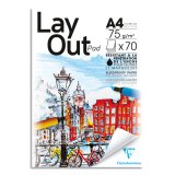 Layout bloc collé 70F A4 70g