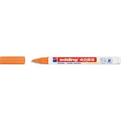 4085 Marqueur craie liquide 4085. Couleur orange fluorescent. Pointe fine