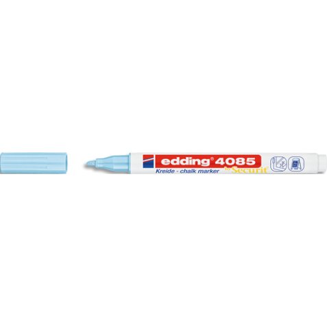 4085 Marqueur craie liquide 4085. Couleur bleu pastel. Pointe fine