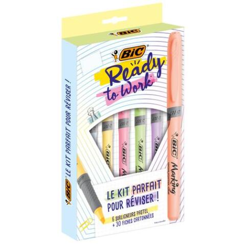 Coffret étudiant surligneurs