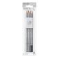 Studio collection - blister 5 crayons graphite et gomme