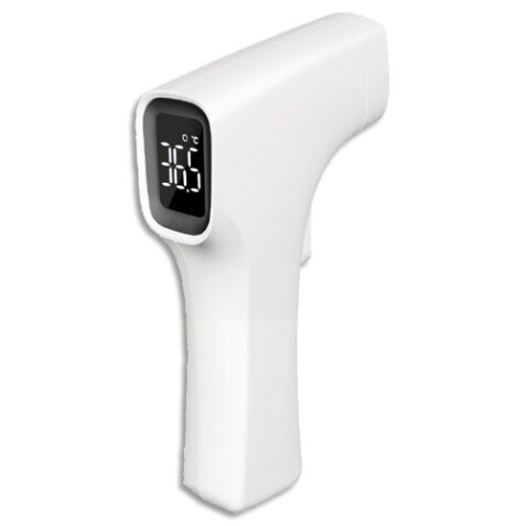 Thermomètre Médical frontal, °C or °F, distance 3 cm, indicateur de batterie, Rétroéclairage