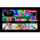 Set de 14 feutres Pen 68 + 6 feutres Pen 68 brush + 16 crayons de couleur aquarellable aquacolor