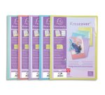 Protège-documents en polypropylène Kreacover Pastel 60 vues - A4 - Couleurs assorties