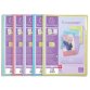 Protège-documents en polypropylène Kreacover Pastel 60 vues - A4 - Couleurs assorties
