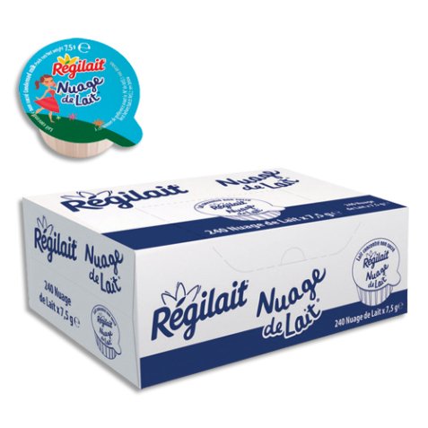 Boîte de 240 coupelles de lait concentré non sucré entier 7,5 g