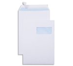 Pochette gpv économique blanche 90g c4 229x324mm fenêtre 50x110mm boîte 250 unités