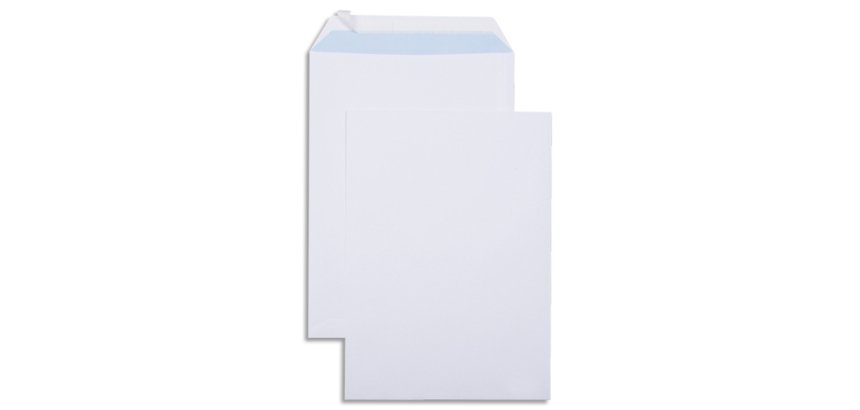 Pochette gpv économique blanche 90g c4 229x324mm boîte 250 unités