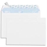 Boîte de 500 enveloppes vélin Blanc 80g C5 162x229mm auto-adhésives