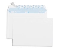 Enveloppe gpv everyday blanche 80g c5 162x229mm bande protection fermeture securisee collage renforce boite 500 unites