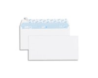 Enveloppe gpv everyday blanche 80g dl 110x220mm bande protection fermeture securisee collage renforce boite 500 unites