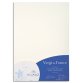 Etui de 50 feuilles 160g vergé 21x29,7cm. Coloris Blanc