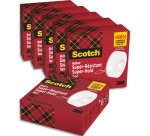 Lot de 6 rubans à cacheter Super-Hold Scotch® 19 mm x 25,4 m