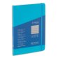 Carnet ECOQUA PLUS A5 couverture souple 80 pages lignées. Coloris turquoise