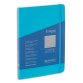 Carnet ECOQUA PLUS A5 couverture souple 80 pages quadrillées. Coloris turquoise