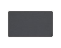 Rhodiarama sous-main souple S (60x35 cm) simili cuir italien - étui kraft - Titane