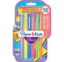 Rotulador de fibra Paper Mate Flair Retro escritura media - Estuche de 6
